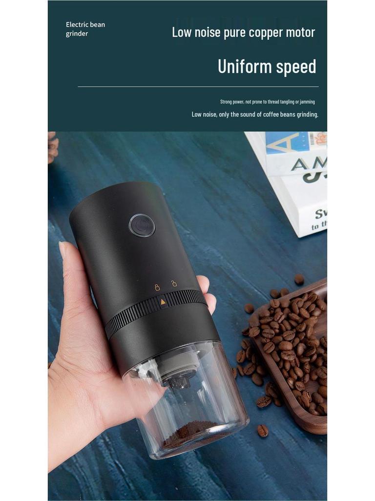 Compact Manual Electric Coffee Bean Grinder