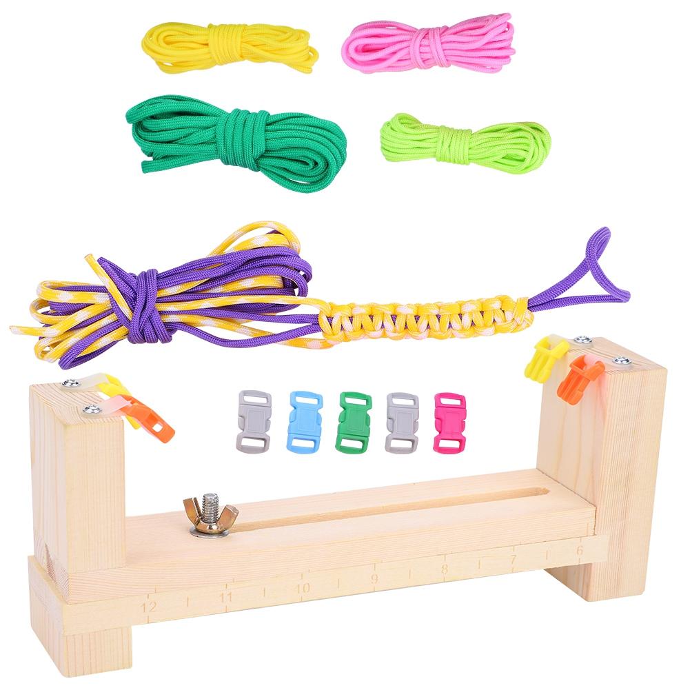 Jig Holz Paracord Armband Maker Fallschirmschnur Armband Maker DIY Handwerkzeug