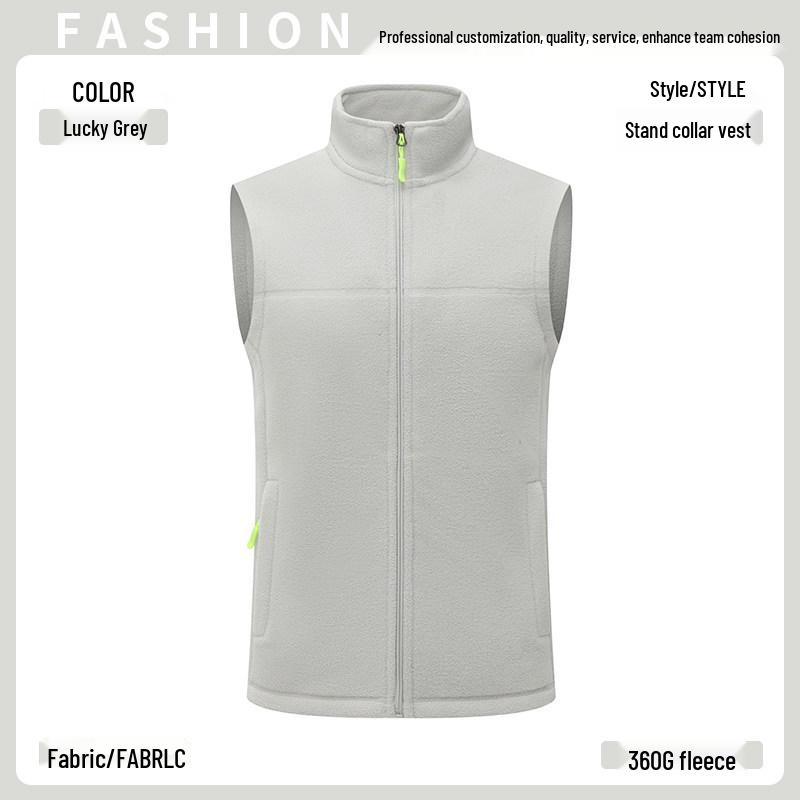 DJI Custom Logo Polar Fleece Vest - Winter Corporate Team Workwear Vest