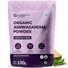 Carbamide Forte Organic Ashwagandha Churna Powder 100gm Pack for Vitality Strength Energy Recovery