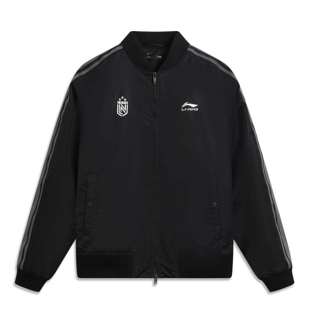 Li Ning Sports Lifestyle Series Fan Style American Retro Casual Fashion Versatile Letter Zipper Sports Couple Baseball Jacket Cotton Jacket AJMV295-1