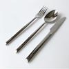 Western food knives, forks and spoons set Excellent stainless steel three-piece set Household steak tableware knives and forks ins