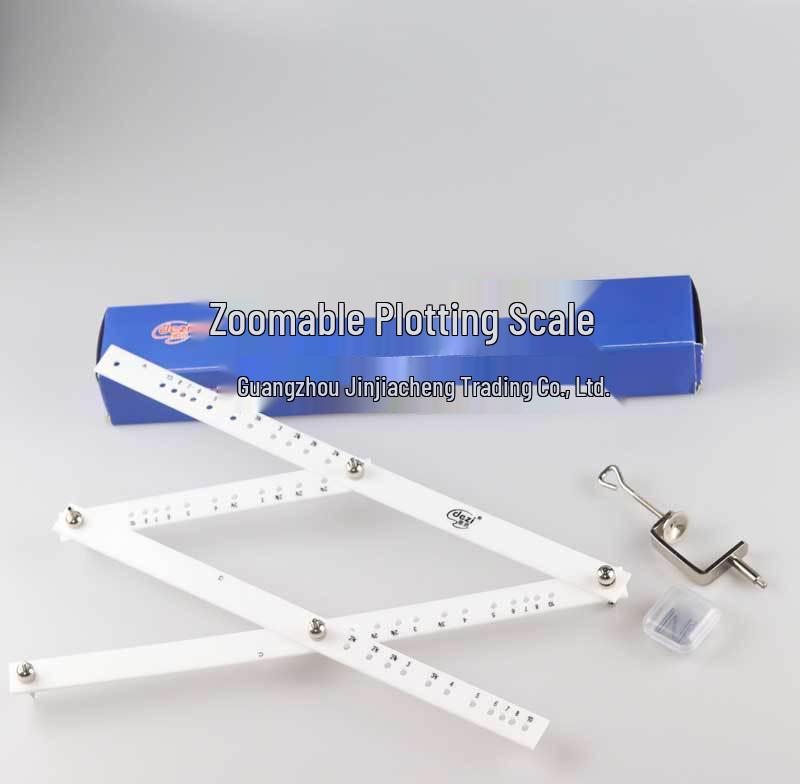 German Brand 10x Magnifying Ruler for Drafting, Drawing, and Engineering Design