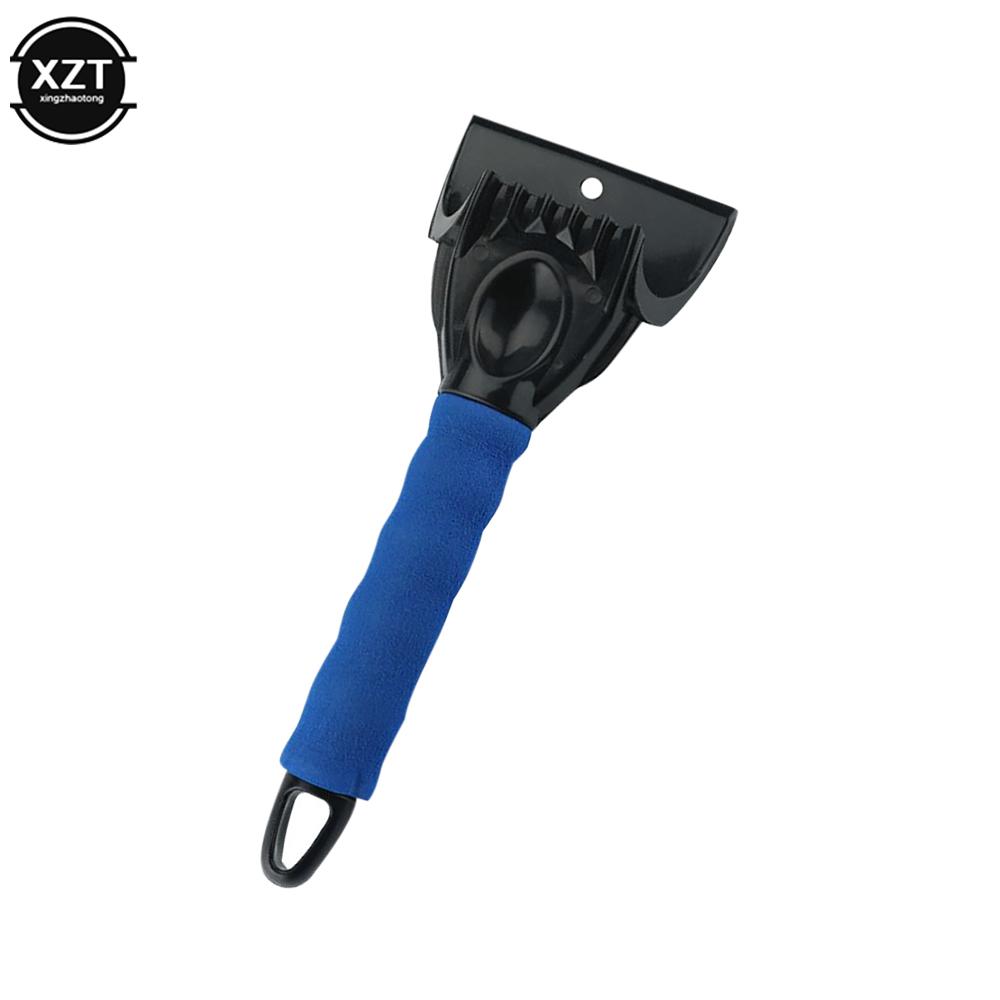 

1 шт. Автомобильная лопата для снега, скребок для льда, инструмент для чистки лобового стекла автомобиля, очиститель для удаления снега, зимние аксессуары для автомобиля синий