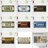 Tin Sign - Vintage Durable Metal Plaque Wall Decor, Home Office Bar Man Cave Music Room City Coordinate Birth Year License Pla