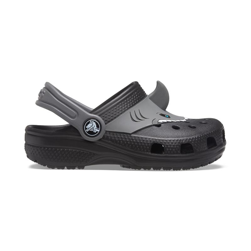 Crocs Fun Lab Classic I AM Shark Clog Stylish Hole Sandals Grey Kids' Model