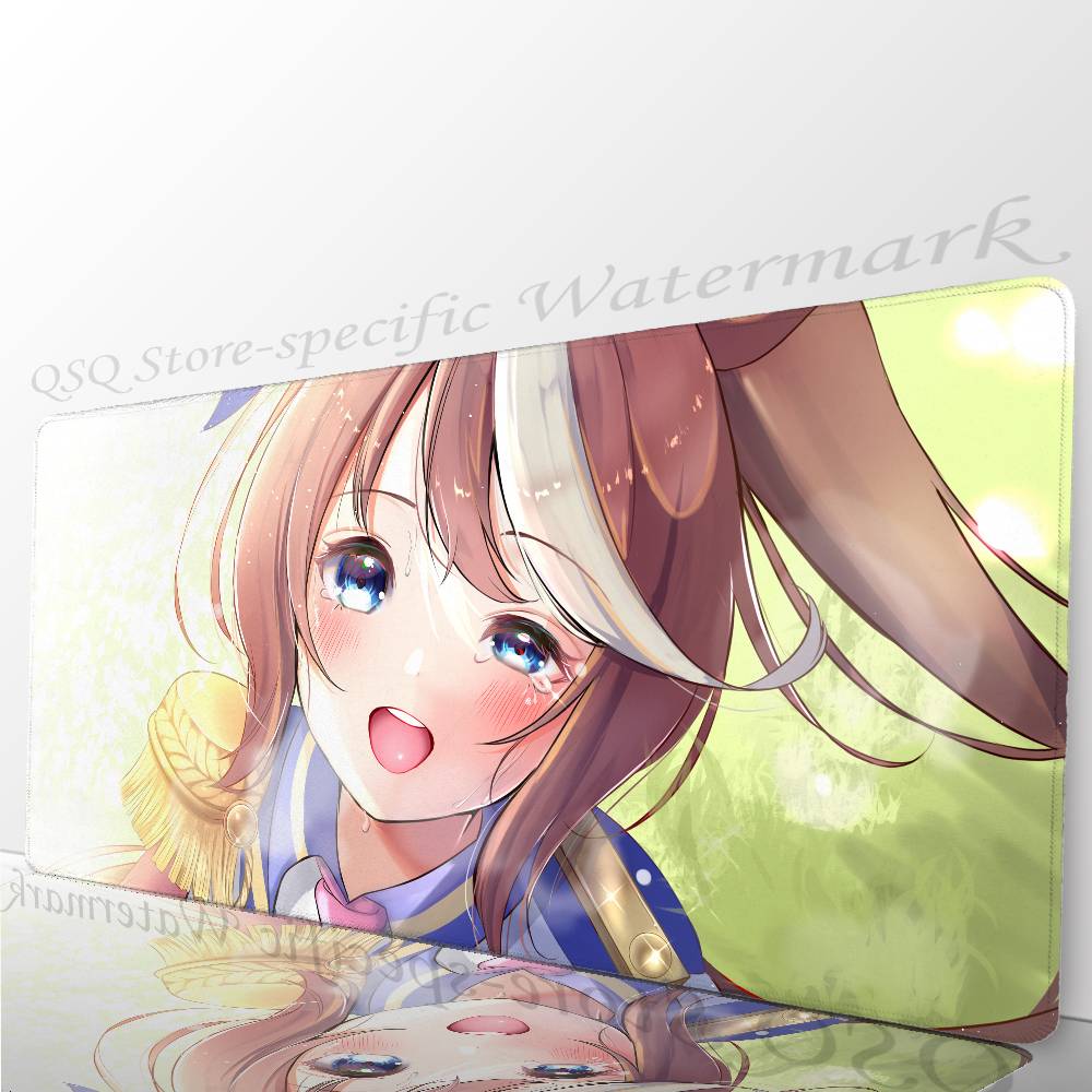 Tokai Teio Game U-Umamusume Mousepad Non-slip Suitable For Office Computers Laptops E-sports Game Desk Mats XXL Keyboard