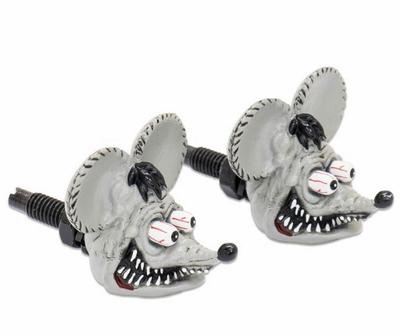 Parafuso de Placa de Licença RAT FINK Cinza_NB-RAF264GY-MON