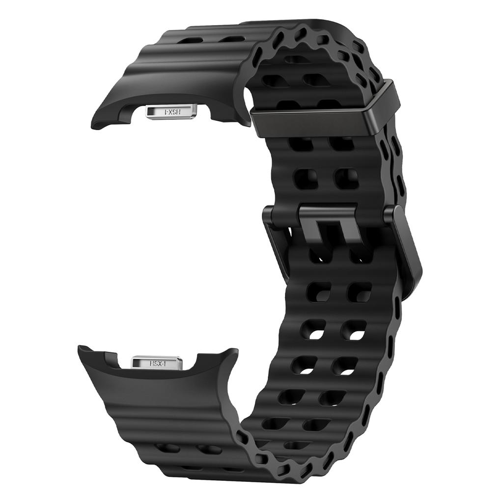 Silicone Band for Samsung Galaxy Watch8 44mm/40mm/Watch8 Classic 46mm Solid Color Quick Release Watch Strap