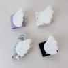 Cute Angel Wings Fabric Data Cable Storage Clip Bronzing Hand-made Charging Cable Storage Bag Brush Storage