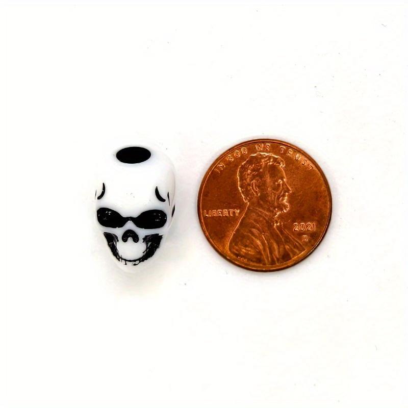 50pcs Halloween Instagram hollow skull acrylic beads for bracelet necklace jewelry making acrylic beads Halloween Decoration