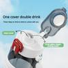 850ml Liter Large Capacity Sports Water Bottle Leak Proof Scald Proof Plastic Cup Drinking Outdoor Travel Portable Fitness Jugs