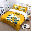 IFK Göteborg Lion Crest Design Print Bedding Set Duvet Cover Pillowcases (1* Duvet Cover 2* Pillowcases Do Not Include Comforter)