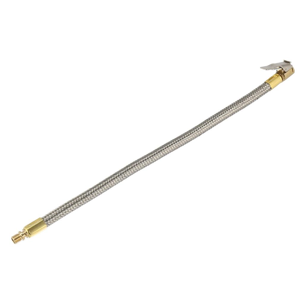 X AUTOHAUX Air Chuck Inflator Tire Valve Connect Pipe Compressor Pump Flexible Stainless Steel