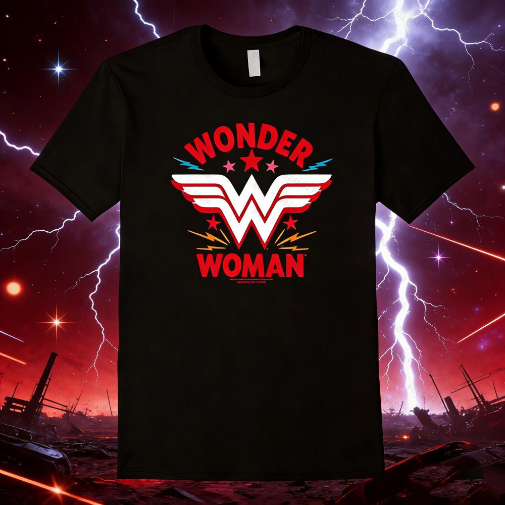 Wonder Women Kids TShirt Classic Comic Book Short Sleeve Cotton Tee for Shirts Women Tshirts Comfortable and Versatile Tops