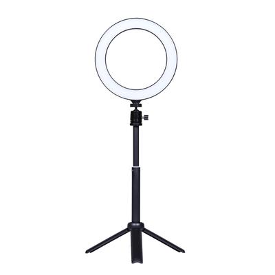 KENKO 8-Inch LED Ring Light KL-04RL Compact Tripod 10-Level Brightness Adjustment Video Streaming Vlogs