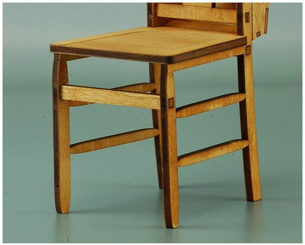 Kobaani Model Studio Doll Series Church Chair Assembly Kit 1/6 DS-003