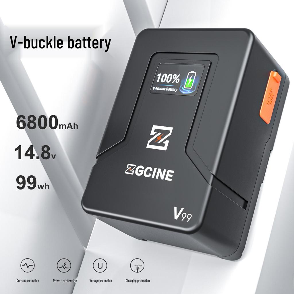 ZGCINE Yingxiaoneng V99 Extended Battery & V-Port Monitor Slider for DSLR