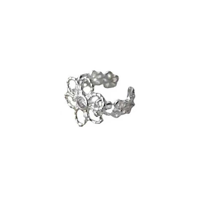 Sweet Hollow Adjustable Floral Ring - Trendy & Versatile Women's Fashion Accessory