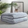 Solid Color Flannel Coral Fleece Blanket - Perfect for Naps, Air Conditioning, or as a Gift