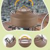 1.0L Camping Kettle Tea Pot for Campfire Use Sturdy Lightweight Portable Traveling