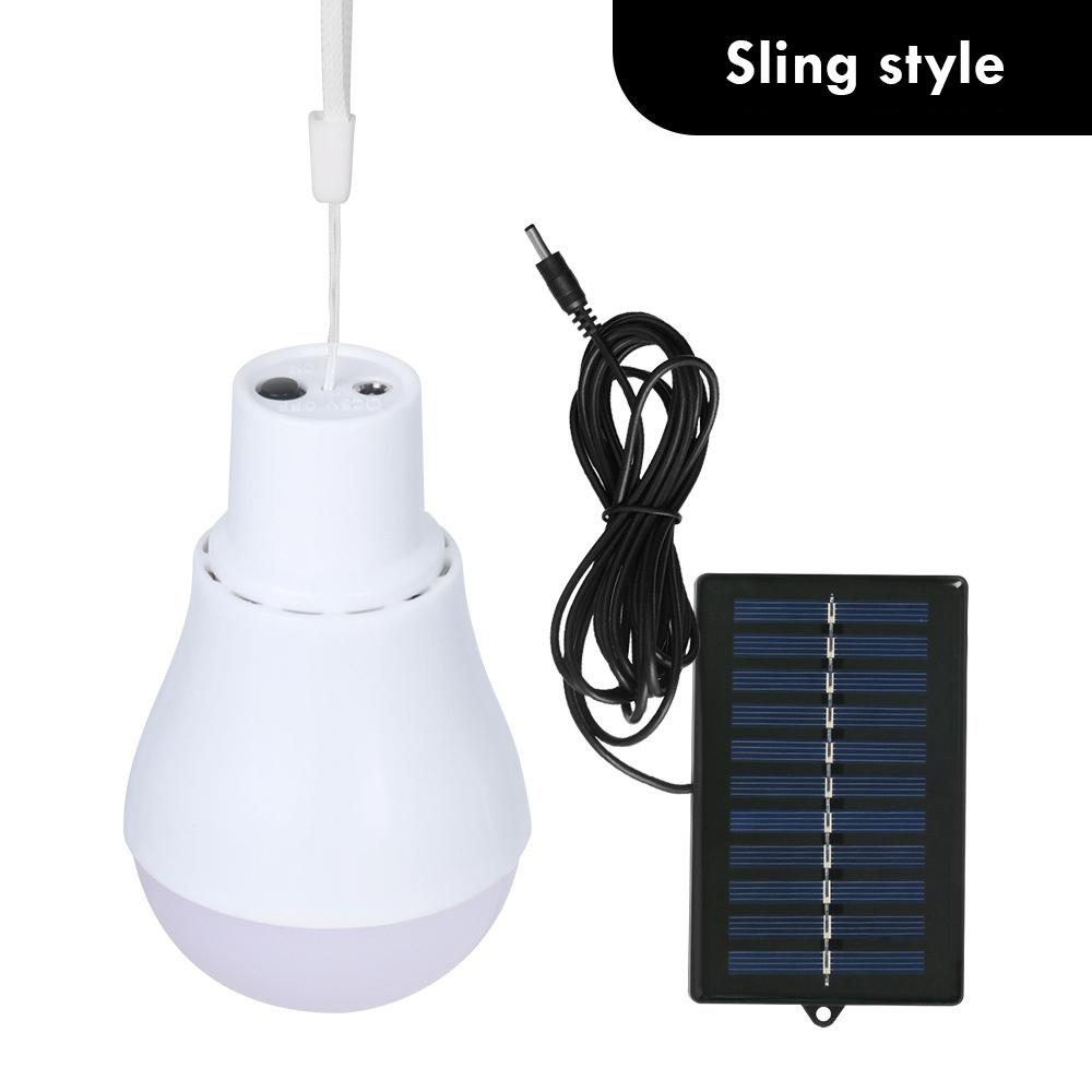 Solar Powered Lamp Portable Led Bulb Lights Rechargeable Camp Tent Night Fishing Emergency Solar Energy Panel Sunlight