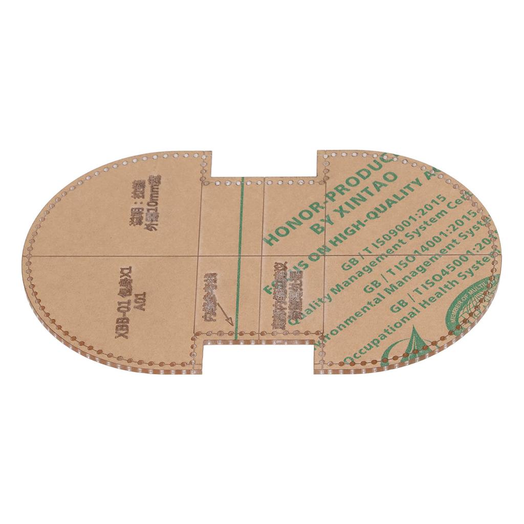 Acryl Geldbörsen Schablone DIY Präzises Schneiden Klare Acryl Vorlage zur Herstellung von Münzbörsen Leder Geldbörsen Vorlage