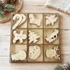 Wooden Christmas Hanging Ornament Rustic Unfinished Wood Blank