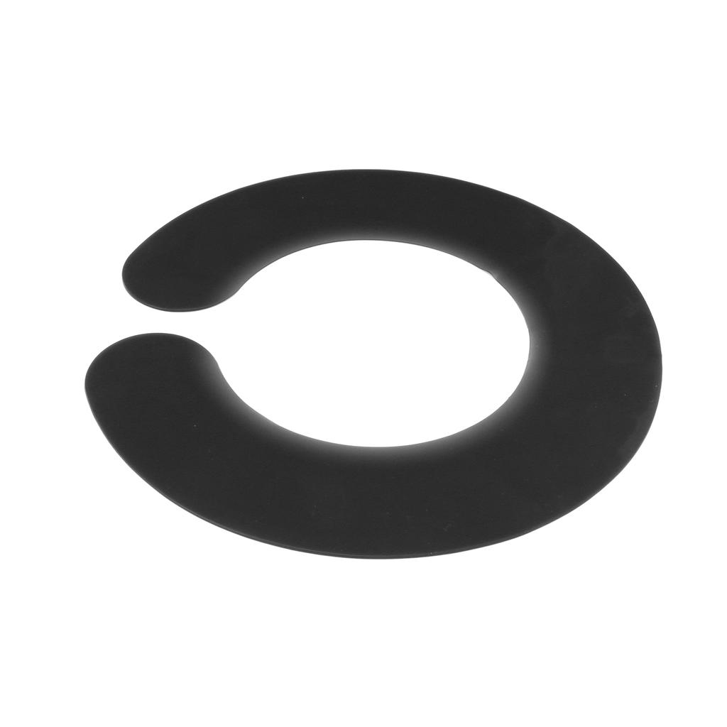 Hair Cutting Collar Strong Toughness Easy Clean Waterproof Comfortable Soft Hair Dyeing ShawlBlack