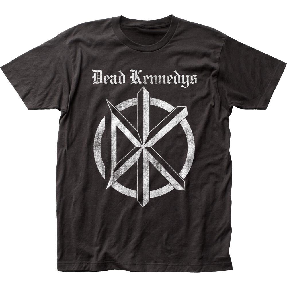 26 Dead Kennedys Distressed Old English Logo T Shirt Mens Licensed Rock Band Black Unisex T-Shirt M