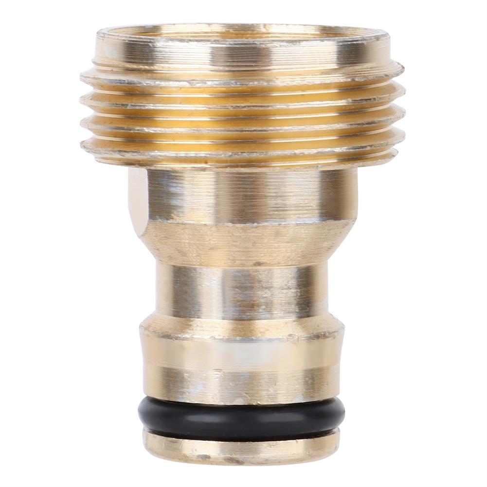 Conector de manguera de conexión rápida de aluminio de 3/4" Adaptador de tubería de agua para jardín doméstico