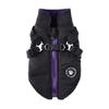 Winter Dog Vest With Integrated  No Pull Waterproof Warm Fleece Back Zipper For Small Medium Dog
