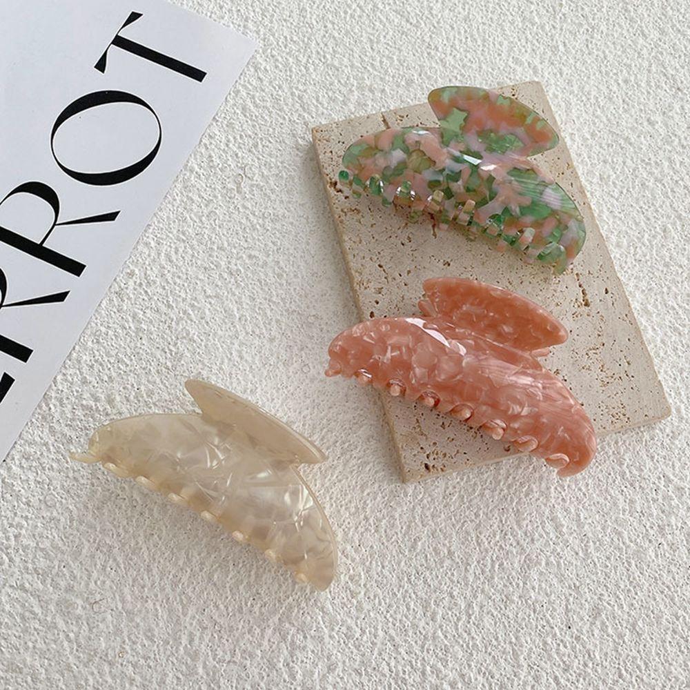 Flower Hair Clip Korean Style Headwear Acetate Hair Clip Plastic Hair Claw Female Hair Accessories