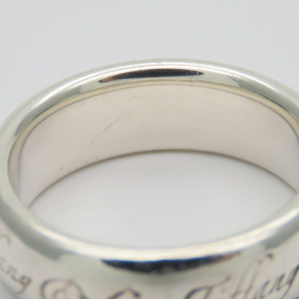 Used TIFFANY&Co. Ring Notes EU#49 Silver925 6.4g Silver Accessories