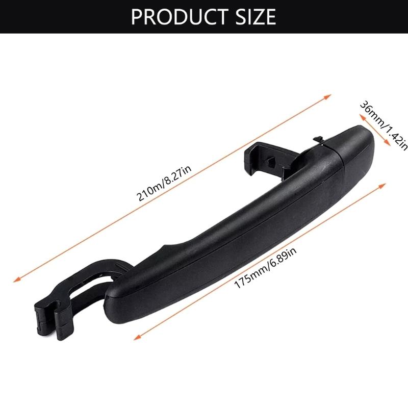 Sturdy Car Door Handle Frame Waterproof Cover Accessories For 9101.W8 9101W8 9101.W2 9101W2 Enhances Vehicle Appearance