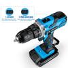 21V Rechargeable Lithium Battery Impact Drill Handheld Portable Electric Screwdriver Electric Drill Set