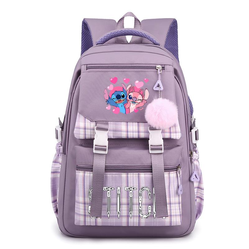 Summer Printed Backpack Junior High School Student High School Student Male Female Student School Bag