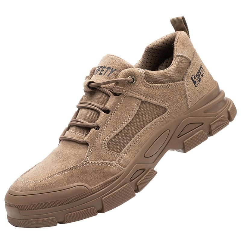 Welder Anti-smashing and Anti-piercing Steel Head Anti-scalding Rubber Sole Wear-resistant and Anti-scalding Tooling Construction Site Shoes Men