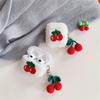 Autumn and Winter Plush Cherry Airpods4 Earphone Cover for Apple Pro2 3rd Generation Bluetooth Protective Case Cute Woman