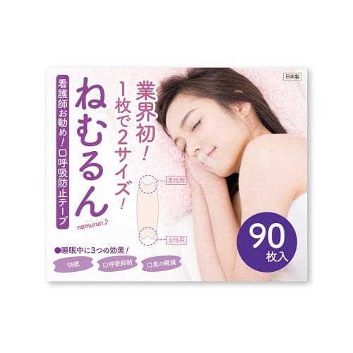

NEW Nemurun Mouth Breathing Prevention Tape, 90-Day Supply, Made in Japan (Anti-Snoring Product, Anti-Snoring Tape, Mouth Closure Tape)