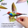 Window Door Sticker Bird Stickers, Anti-Collision Strike Prevention Decal, Static Cling Glass Anti-collision Decal Film for Windows Doors, UV
