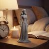 Figurka Czarodziejki Drukowana 3D Rzeźba Elfie Uszy Kobieta Posąg Rzeźba Dekoracja Domu Biura Półki na Książki Biurka Ornament