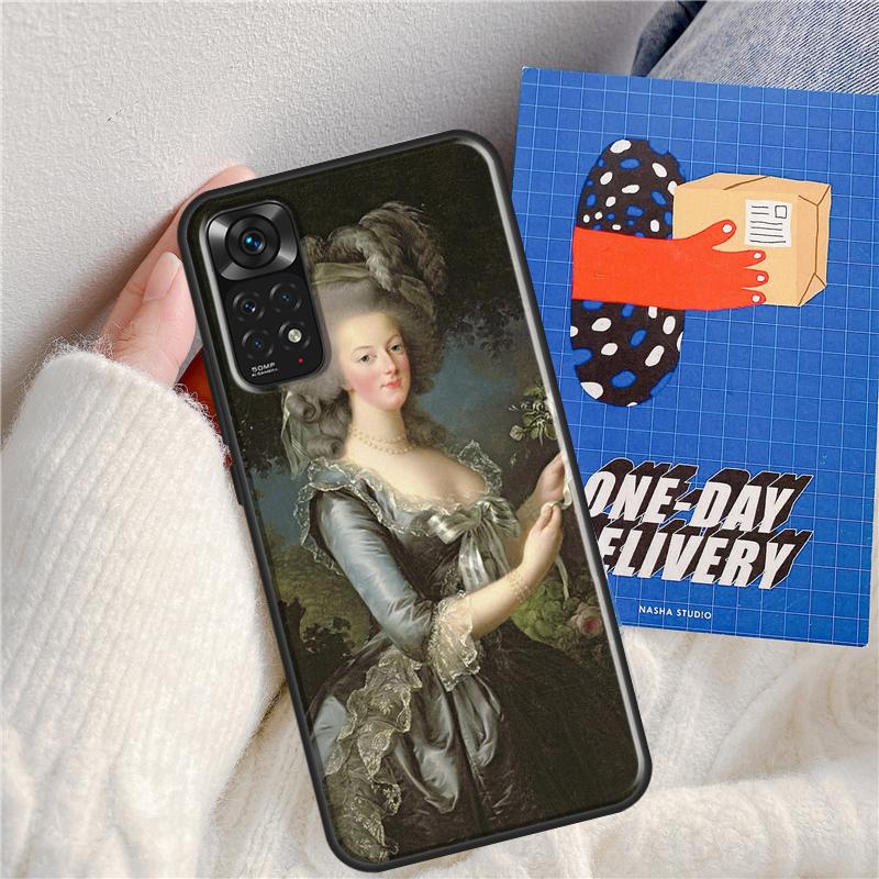 Marie Antoinette Case For Xiaomi Redmi Note 12 Pro 8 9 10 11 Pro Note 12S 10S 11S 9S 9C 10A 10C 12C Cover