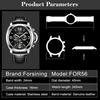 Fashion Forsining Top Brand Man Automatic Mechanical Men Luxury Classic Black Genuine Leather Band Watches Relogio Masculino