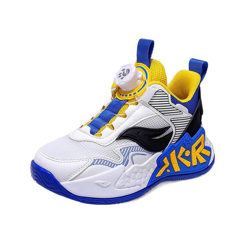 Children's Basketball Shoes Spring and Autumn New Mesh Middle and Large Children's Primary School Children's Boys' Running Shoes Boys' Sports Shoes