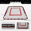 Portable Detachable Football Rebound Training Net with Goal Door