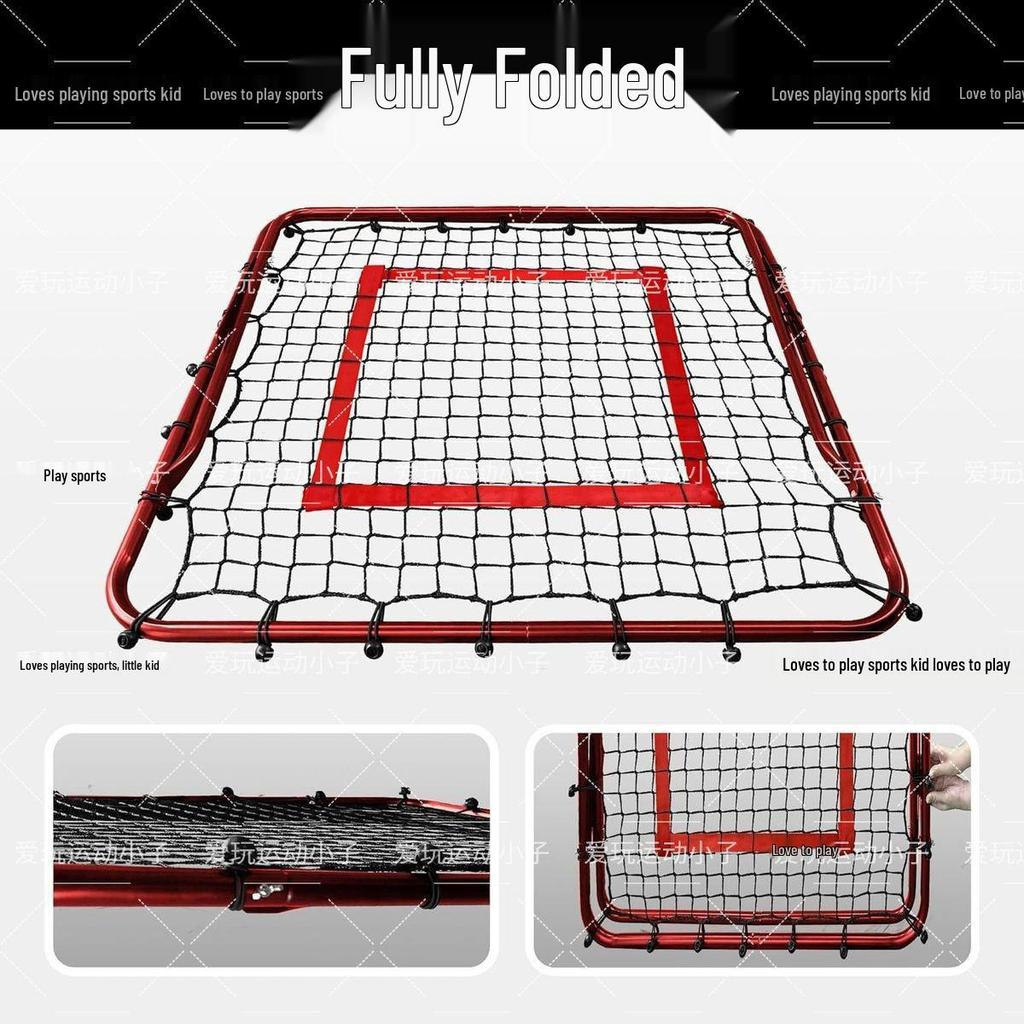 Portable Detachable Football Rebound Training Net with Goal Door