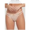 Sexy French Style Lace Bow Mesh Plus Size Low Waist Butt Lifting Womens Briefs