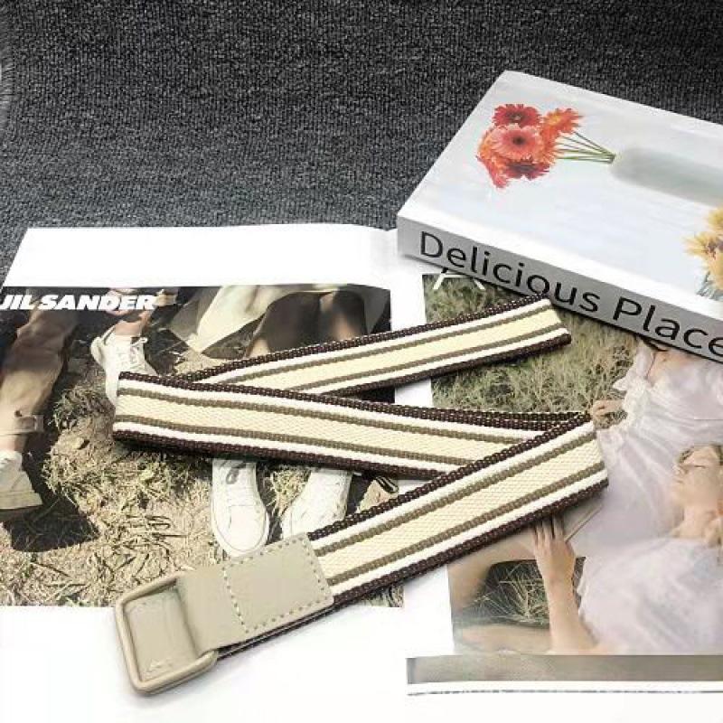 

Canvas Womens Fashionforward Belt In Stylish Dual Ring Design For Every Occasion Summer Coffee Brown