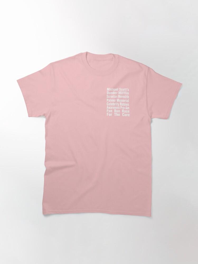The Cure The Office T-Shirt - Michael Scott's Fun Run Race for the Cure Classic T-Shirt
